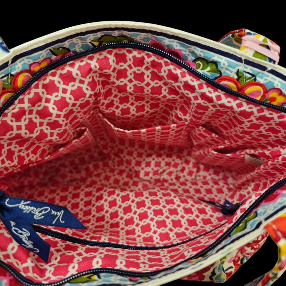 Vera Bradley Morgan Shoulder Tote Bag in Hope Garden Pattern Colorful Floral NWT - Picture 7 of 8